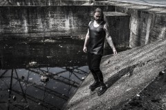 FLOTHIC_BLCK TOP FakeLeather